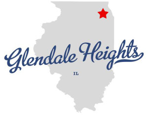 Glendale Heights location on Illinois map